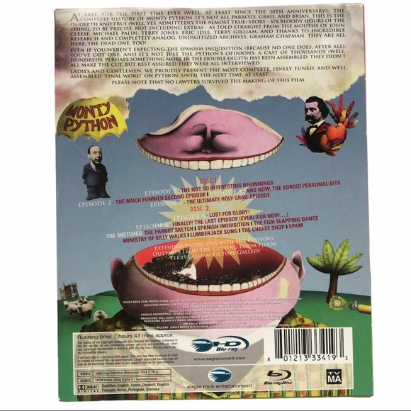 Blu-Ray Monty Python Almost THE TRUTH - The Lawyer’s Cut 2 Disc Set EUC - Picture 2 of 7